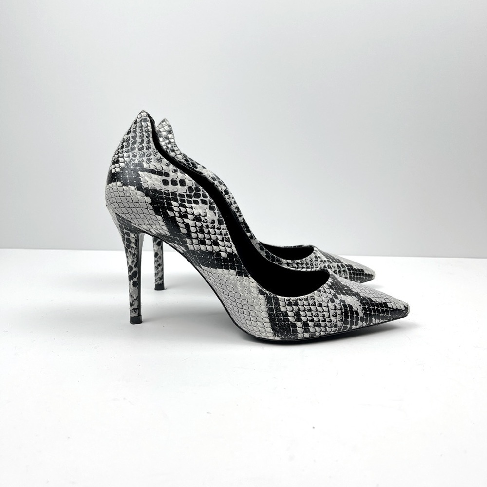 Aldo Snake Pointed Toe Heels